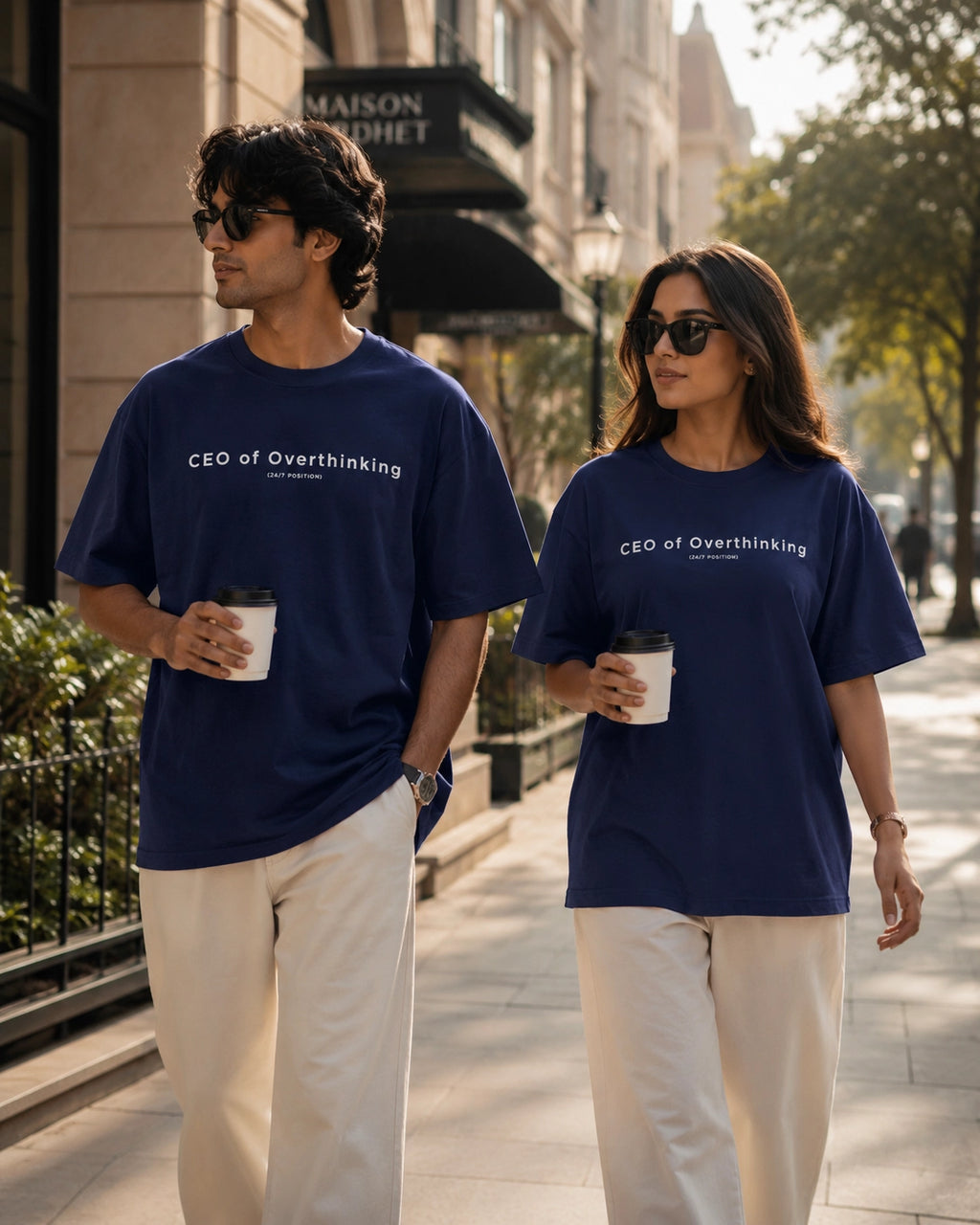 CEO of Overthinking Oversized Unisex T-Shirt