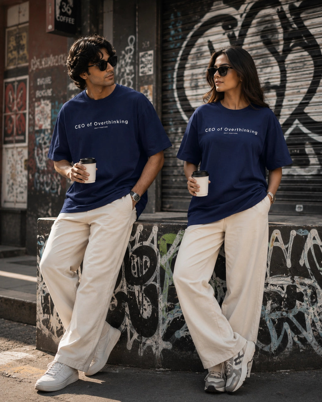 CEO of Overthinking Oversized Unisex T-Shirt