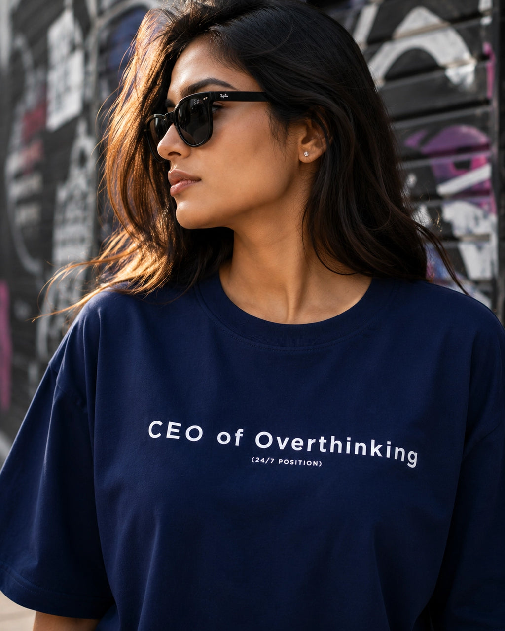 CEO of Overthinking Oversized Unisex T-Shirt
