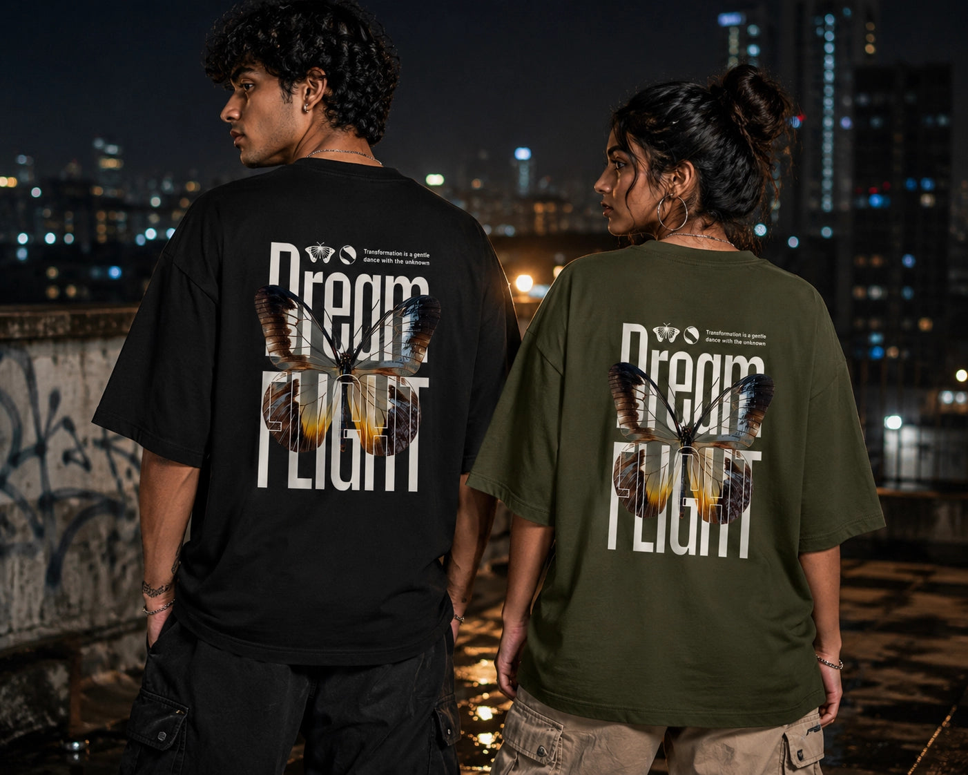 Dream Flight Oversized Unisex Graphic T-Shirt