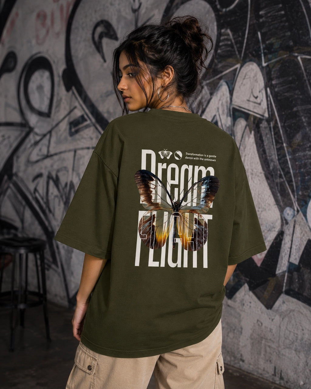 Dream Flight Oversized Unisex Graphic T-Shirt