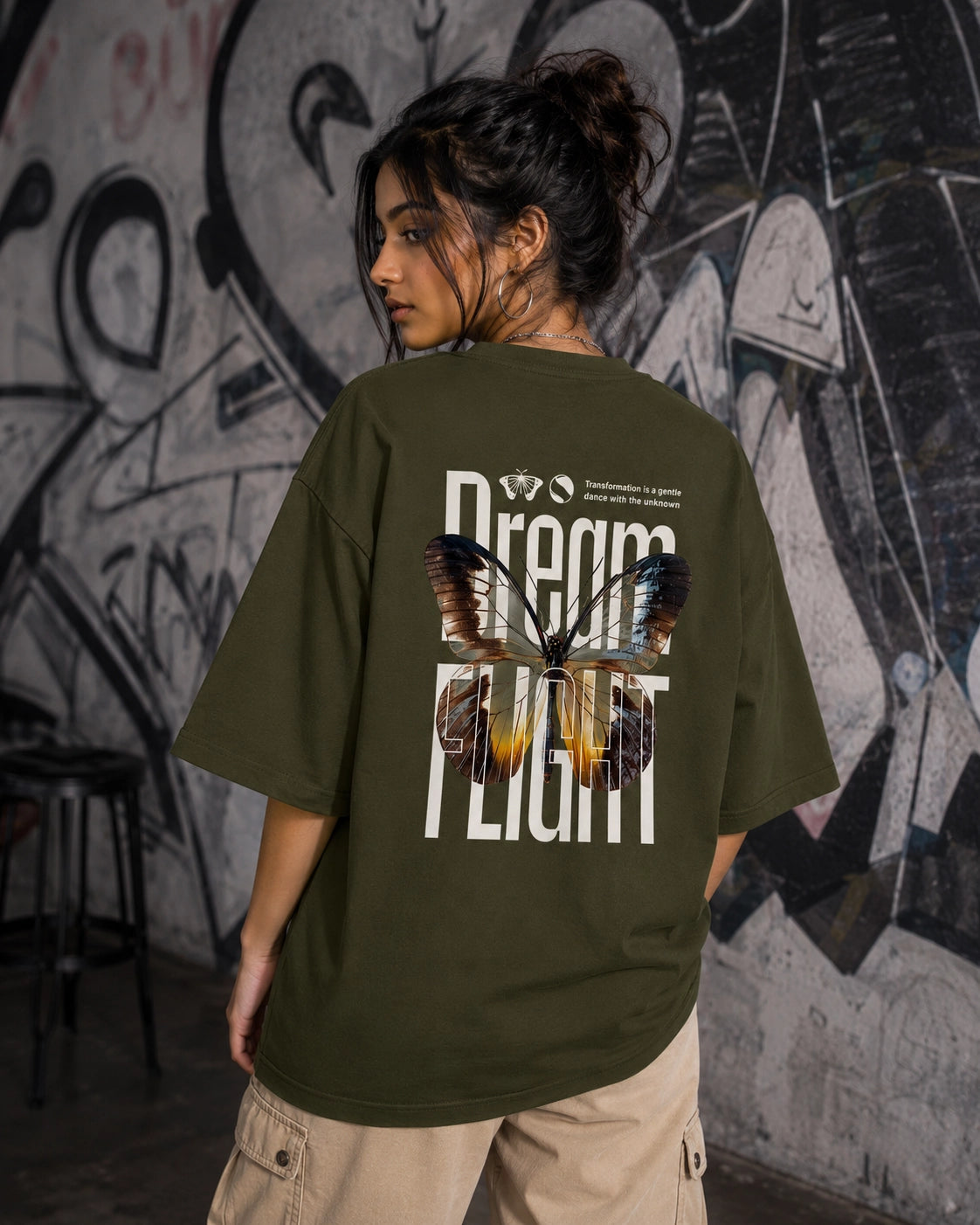 Dream Flight Oversized Unisex Graphic T-Shirt