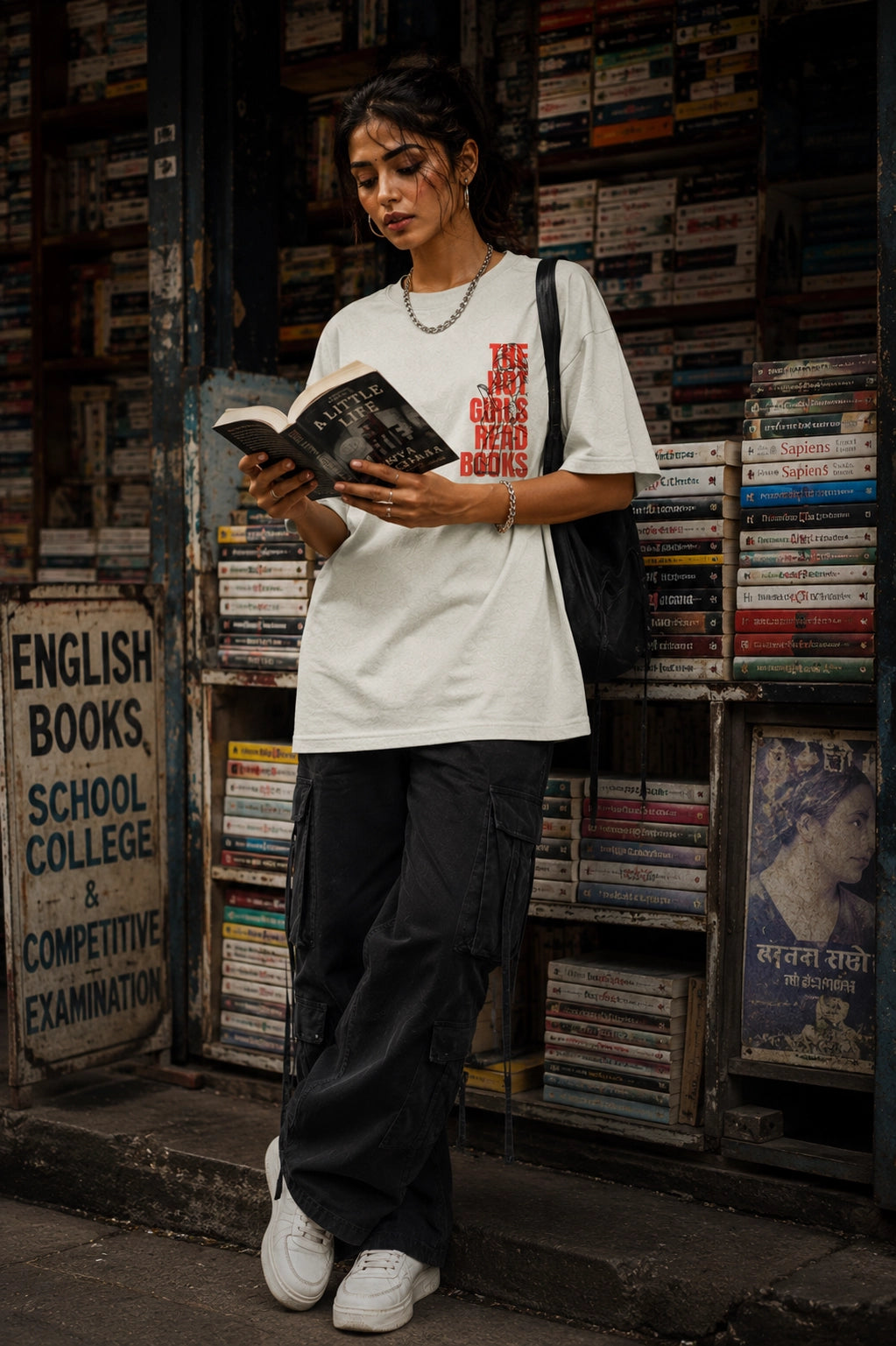 The Hot Girls Read Books Oversized T-Shirt