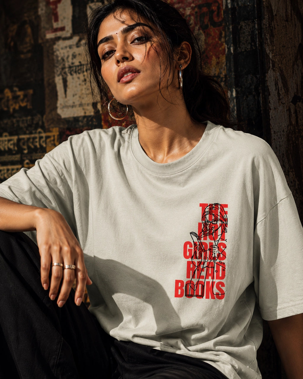 The Hot Girls Read Books Oversized T-Shirt
