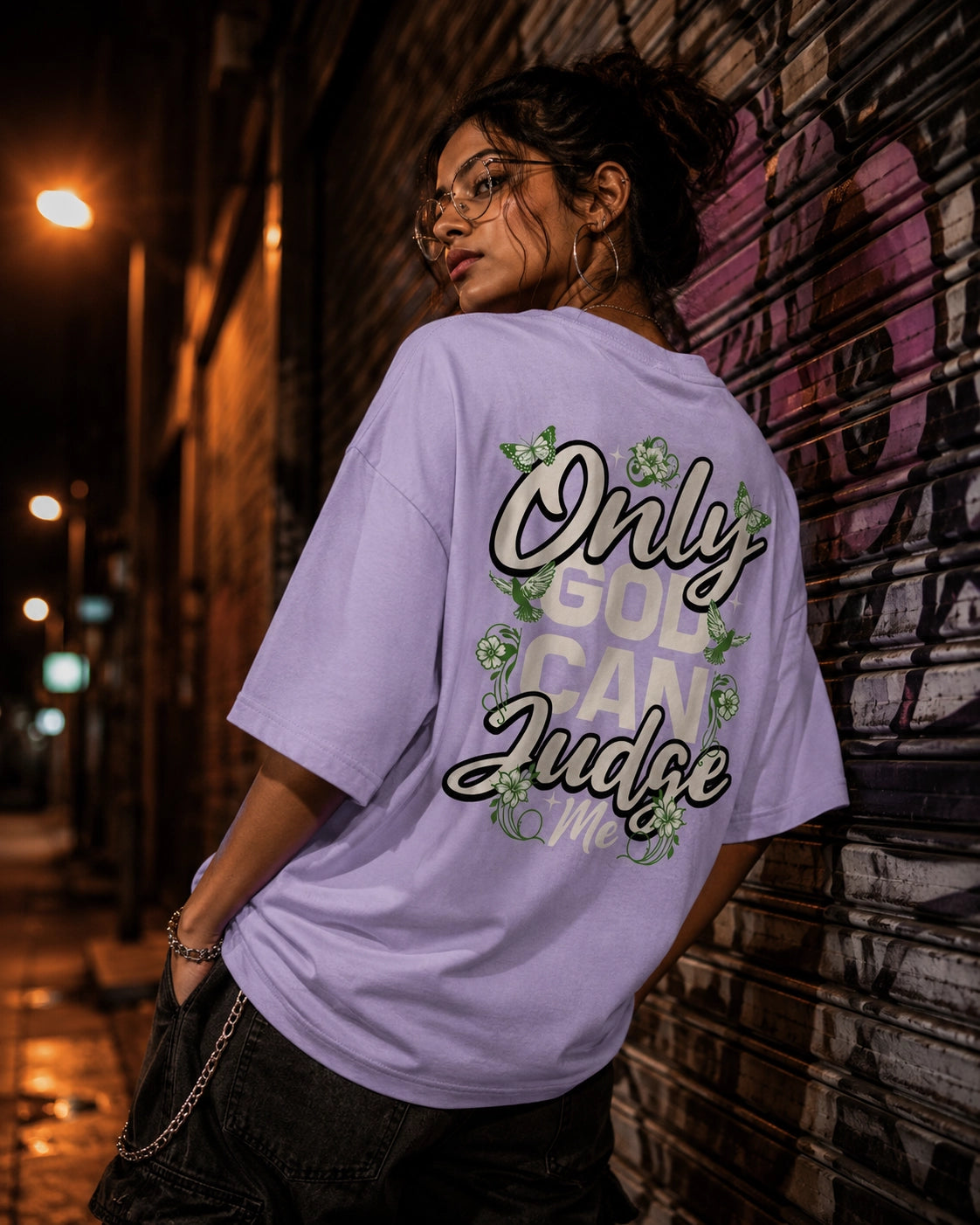 Only God Can Judge Me Oversized T-Shirt