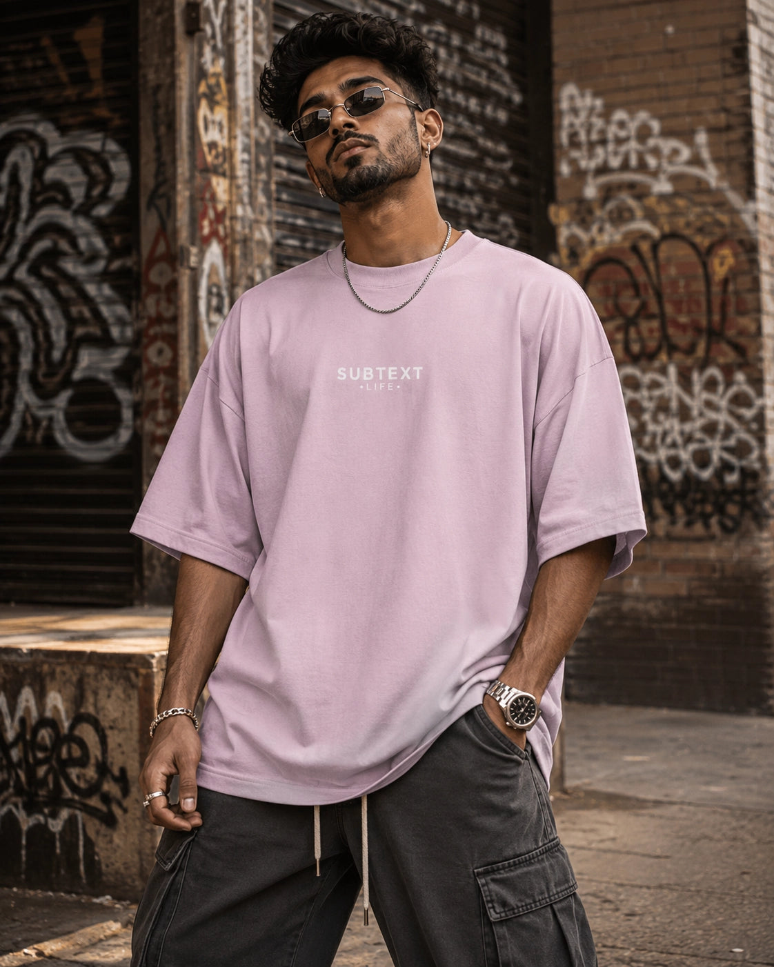 The Power of Money Oversized Graphic T-Shirt