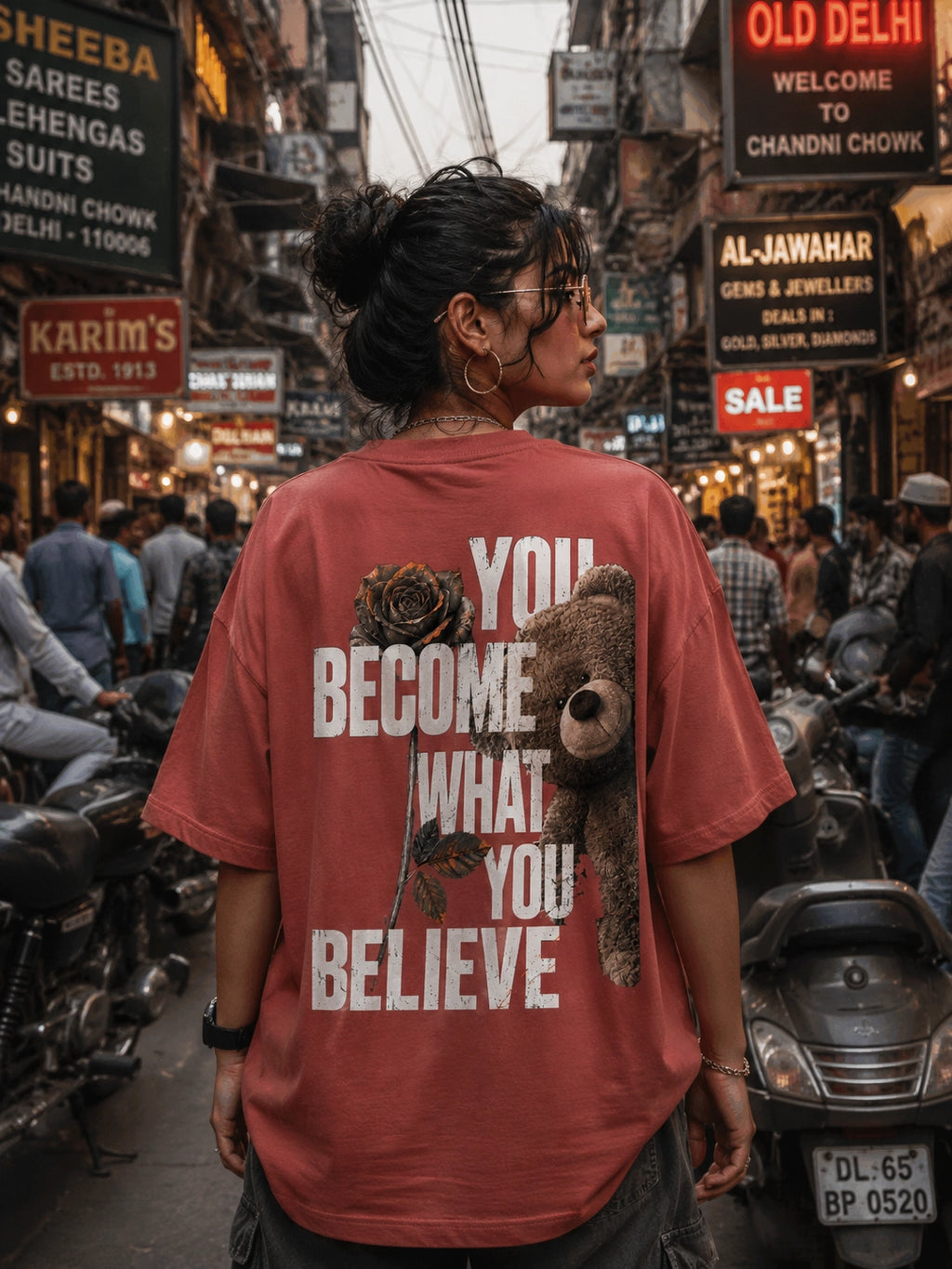 You Become What You Believe Oversized T-Shirt