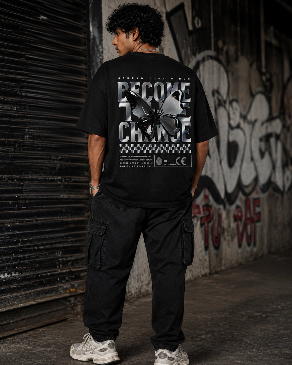 Become The Change Oversized Unisex T-Shirt