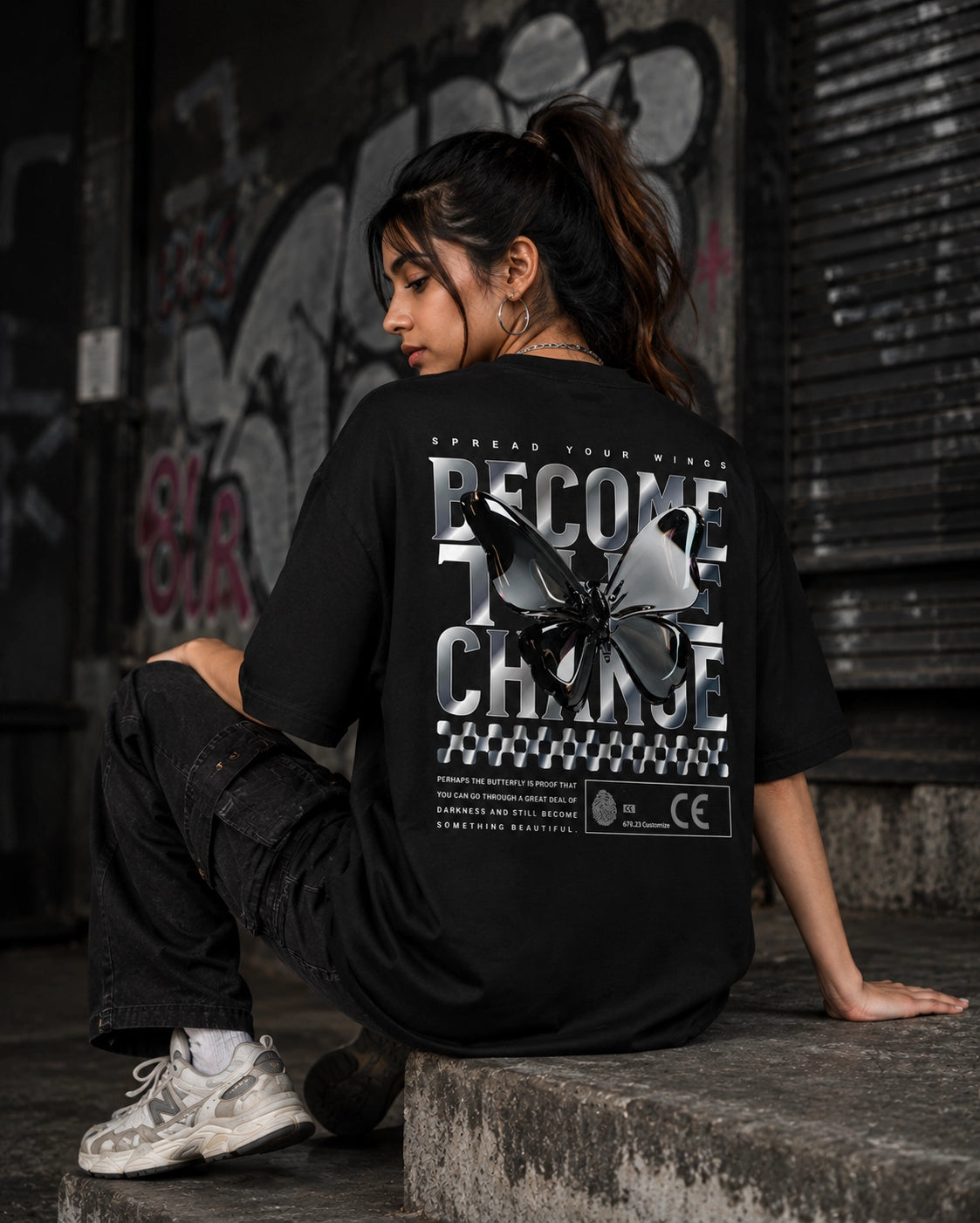 Become The Change Oversized Unisex T-Shirt