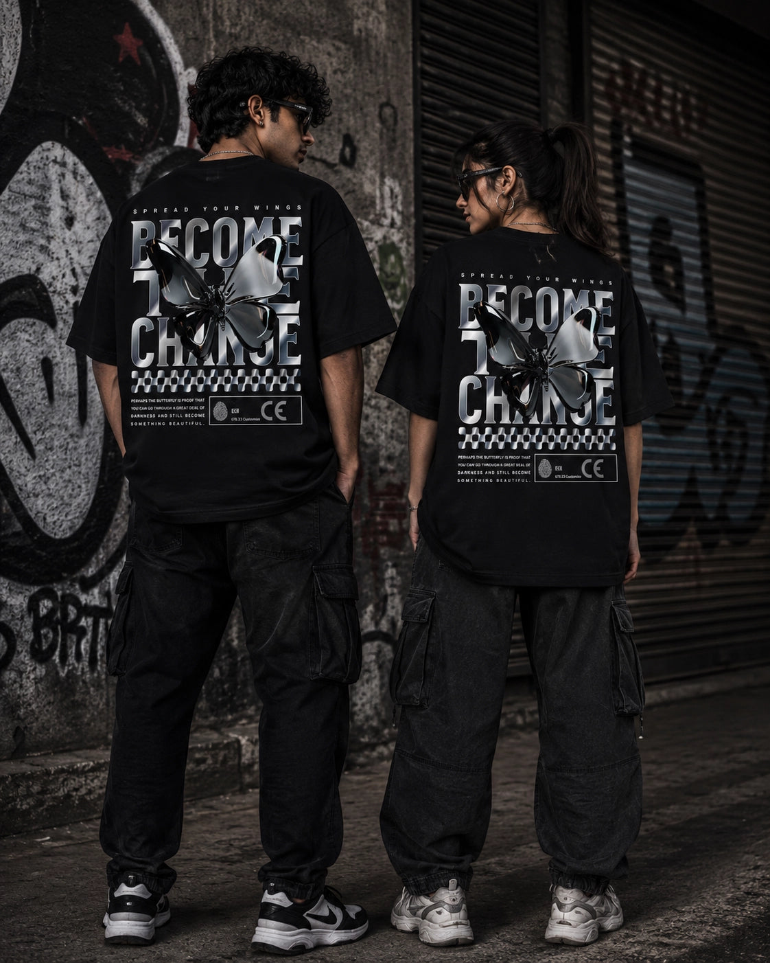Become The Change Oversized Unisex T-Shirt