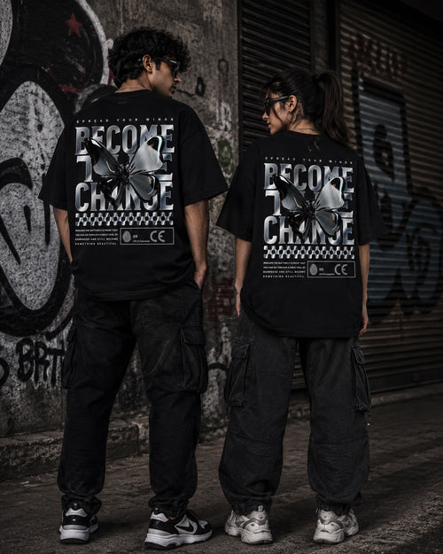 Become The Change Oversized Unisex T-Shirt