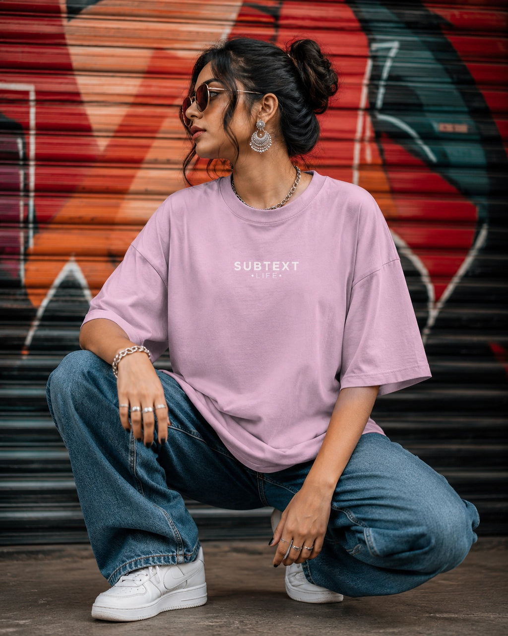 Gratitude Is Power Oversized Streetwear T-Shirt