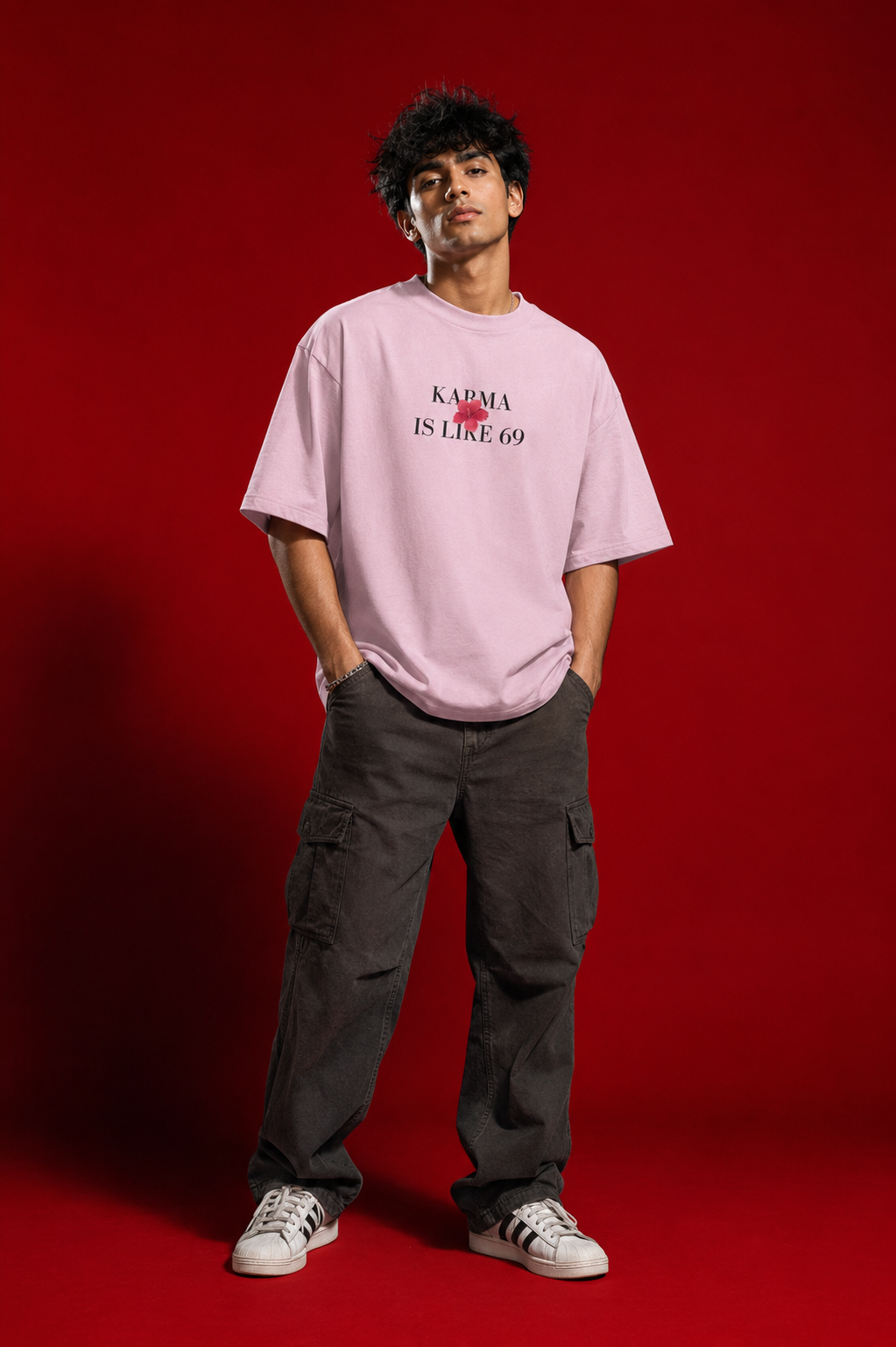 Karma Is Like 69 Oversized Unisex T-Shirt