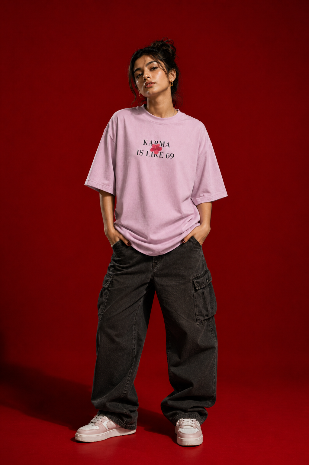 Karma Is Like 69 Oversized Unisex T-Shirt