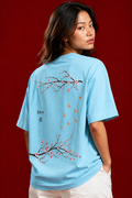 Baby Blue Minimal Graphic Unisex Tee