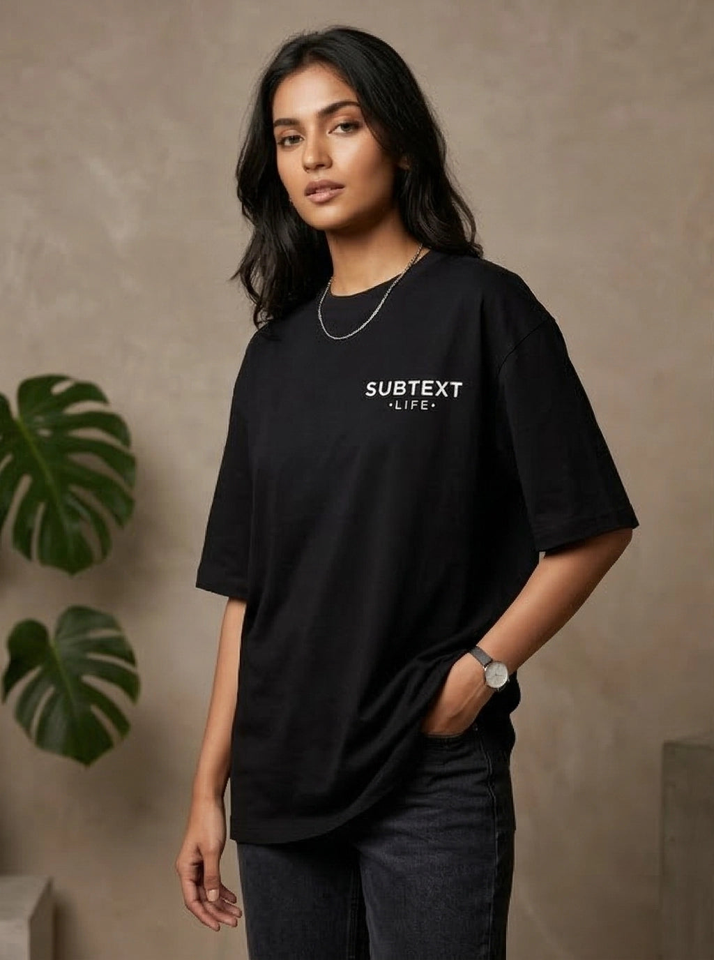 Sanskari Nahi Krantikari Oversized T-Shirt