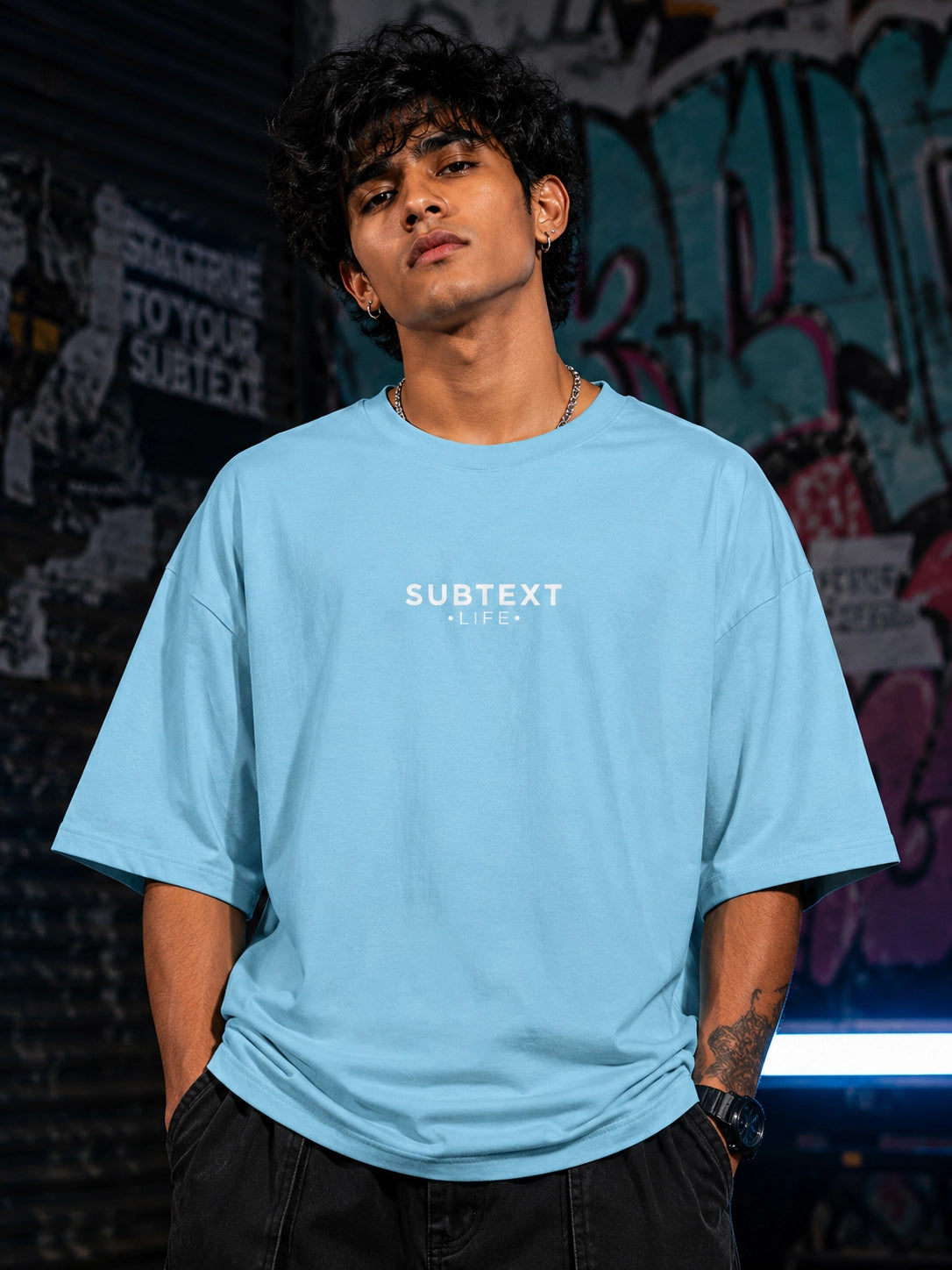 Slow & Steady Oversized Graphic T-Shirt