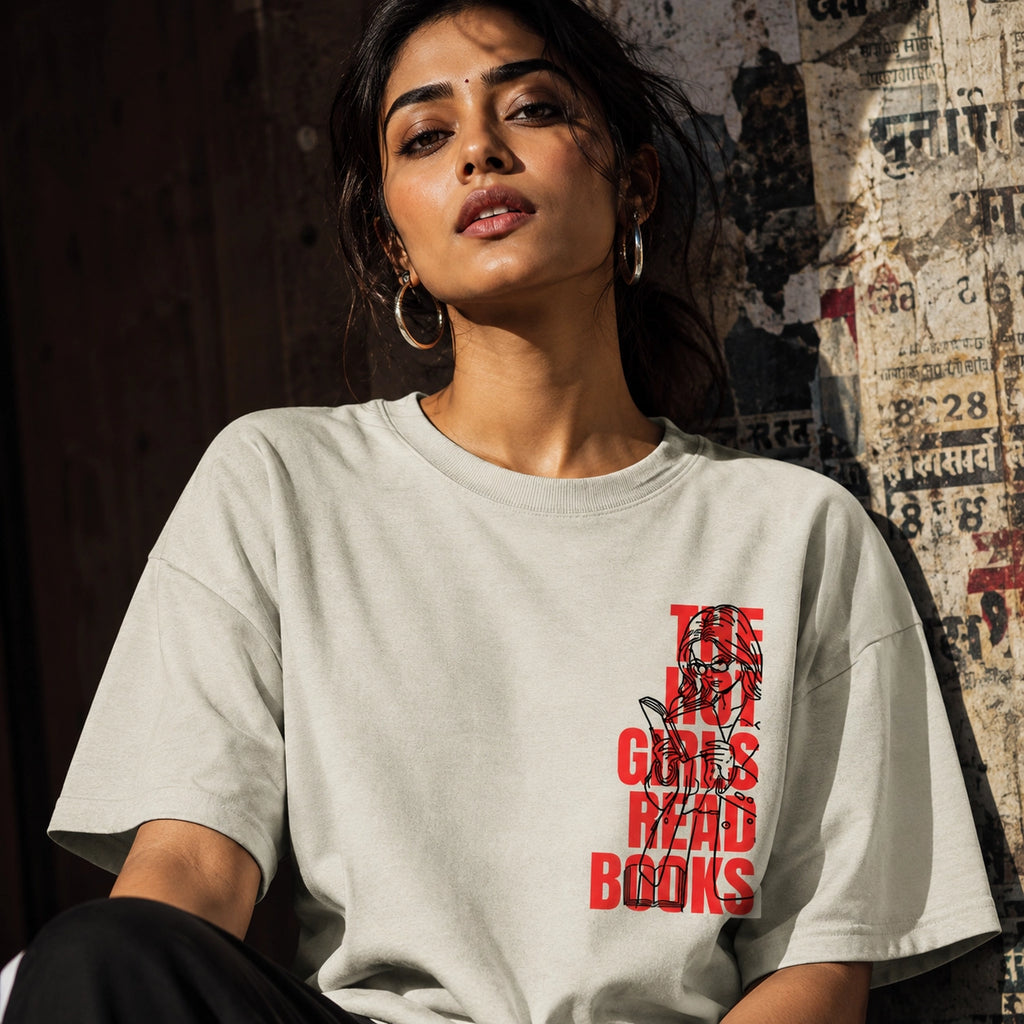 The Hot Girls Read Books Oversized T-Shirt