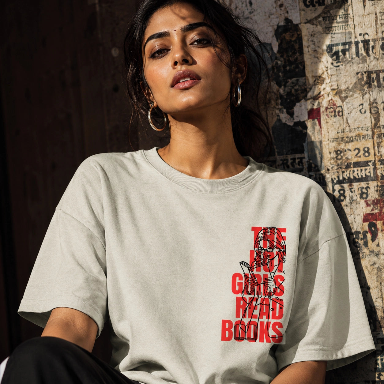 The Hot Girls Read Books Oversized T-Shirt